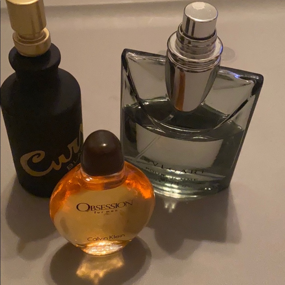 Bvlgari , Curve and Obsession men mixed lit